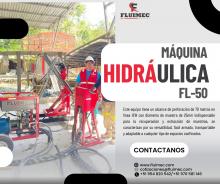 MAQUINA TRANSPORTABLE Y ADAPTABLE HIDRAULICA FL - 50 